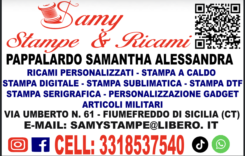 Scopri di più su Samy Stampe e Ricami